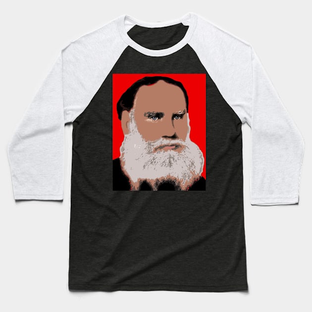 leo tolstoy Baseball T-Shirt by oryan80